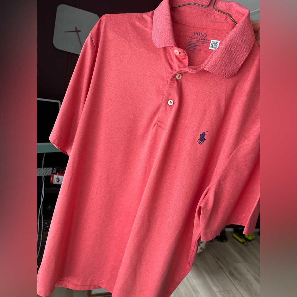 Pink/red polo - Picture 4 of 4